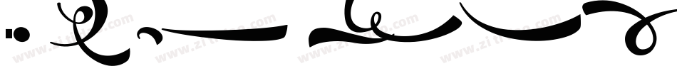 VT Mei Ornaments on Black字体转换